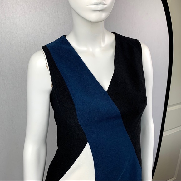 NWOT Anne Klein Colorblock Work Career Midi Dress - Picture 7 of 12
